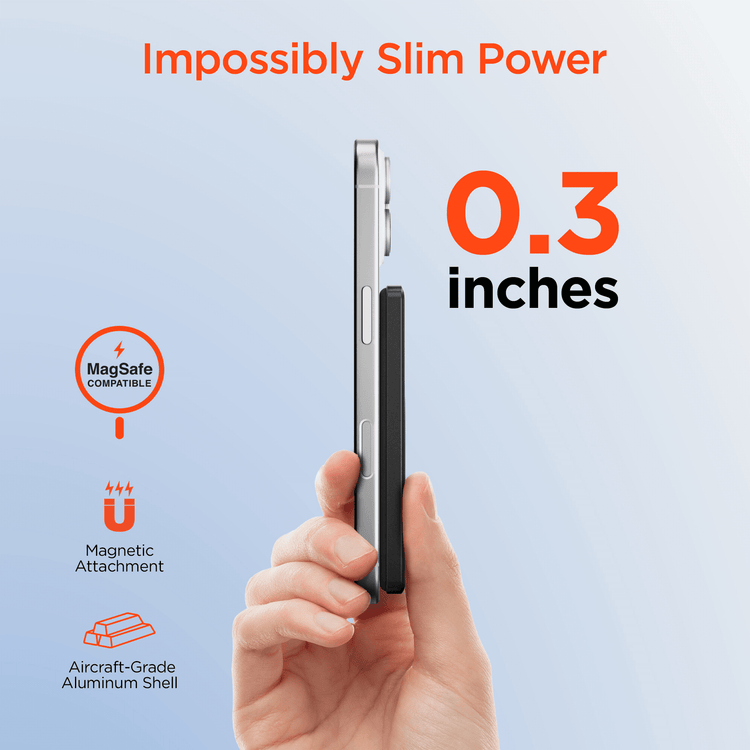 HyperGear PowerPack MAG Slim Power Bank Sky Iapetus