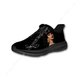 Selena Quintanilla Custom Walking Shoes Men Woman Rotating Button Without Laces Shoe Design Logo Lightweight Sneakers Unisex Khamik Shop Online