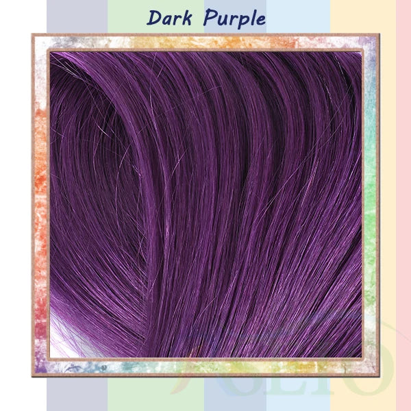 RESIO Color  8D Tip Hair Extensions 100% Real Human Hair Microbeads Extensions Color Purple Blue Pink Gray 18-20inch 0.5g/Strand Khamik Shop Online