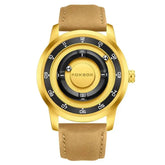FOXBOX Magnetic Driven Watch Fashion Waterproof Quartz Wristwatch Rolling Steel Ball Pointer Sports Watches Military Clock+Box Khamik Shop Online