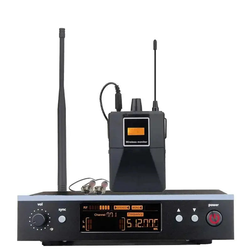 Professional Grade Stage Wireless In Ear Monitoring System With UHF mono mono Frequency,For Stage/Band/Drummer/Small Concert ﻿ Khamik Shop Online