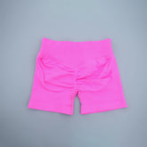 AURA SHARK Shorts 4.5" Women Fitness Sports Biker Shorts Low Ribbed Band Gym Workout Scrunch Butt Yoga Seamless Leggings Khamik Shop Online