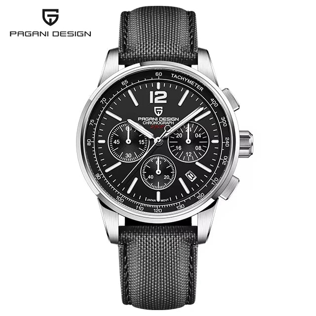 PAGANI DESIGN New Mens Watch 41mm Chronograph 100M Waterproof Wristwatch Top Brand VK63 Quartz Watches for Men Gift Reloj Hombre Khamik Shop Online