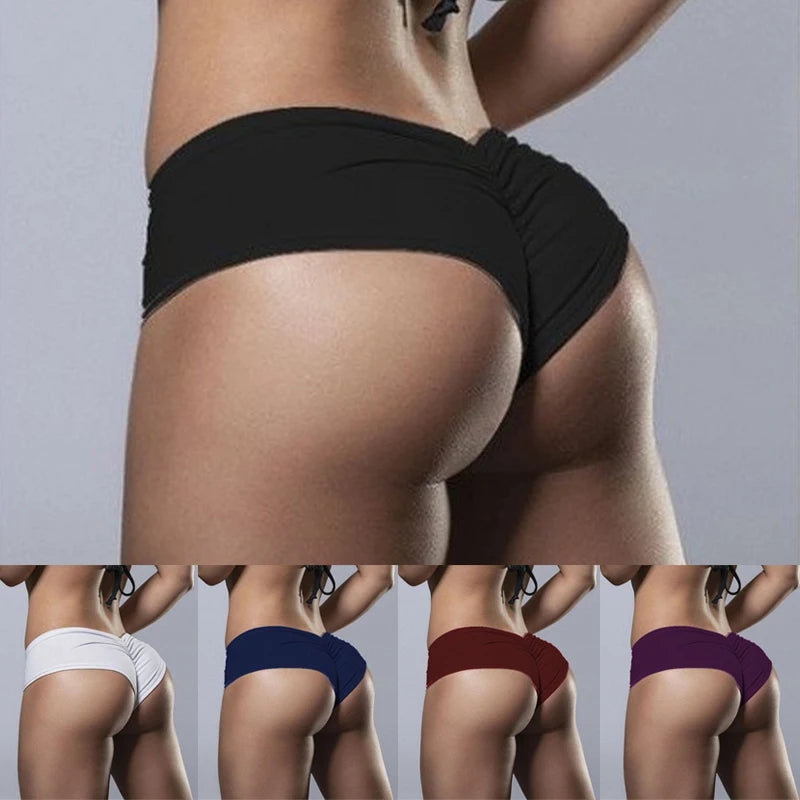 Women Yoga Briefs Fitness Bike Sexy Shorts Fashion Workout Push up Sportswear Sport Mini Short Gym Shorts Girls Spodenki Damskie