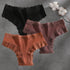 3Pcs Cotton Lace Patchwork Bikini Panties Women Seamless Floral Print Brazilian Pants Low Waist Breathable Female Sexy Lingerie Khamik Shop Online