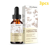 OceAura Cyperus Rotundus Oil for Hair Removal Care Hair Growth Inhibitor Moisturizing Skin Soothing After Shave Oil for Women Khamik Shop Online