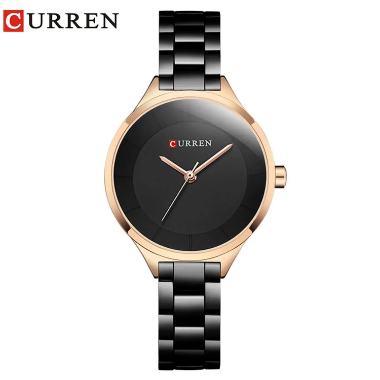 CURREN New Simple Women Bracelet Wrist Watches Light Extravagant Girls Fashion Geneva Quartz Clock Female Luxury Wristwatch 2017 Khamik Shop Online