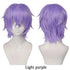 10-Inch Short Straight Hair Suitable For Both Men And Women, Cosplay Synthetic Hair Anime Role-Play Halloween Party Upturned Wig Khamik Shop Online