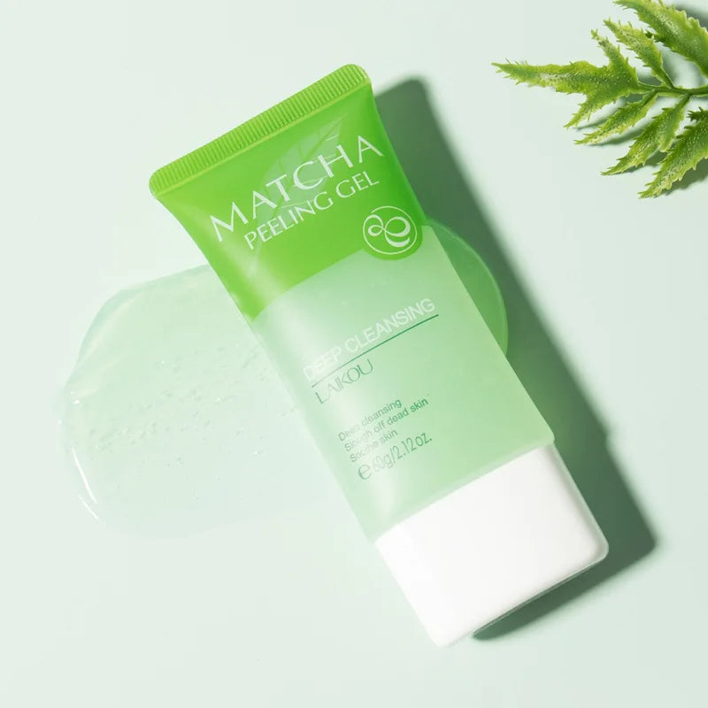 LAIKOU Matcha Exfoliating Peeling Gel Facial Scrub Moisturizing Nourishing Repair Scrubs Face Cream Beauty Skin Care Khamik Shop Online