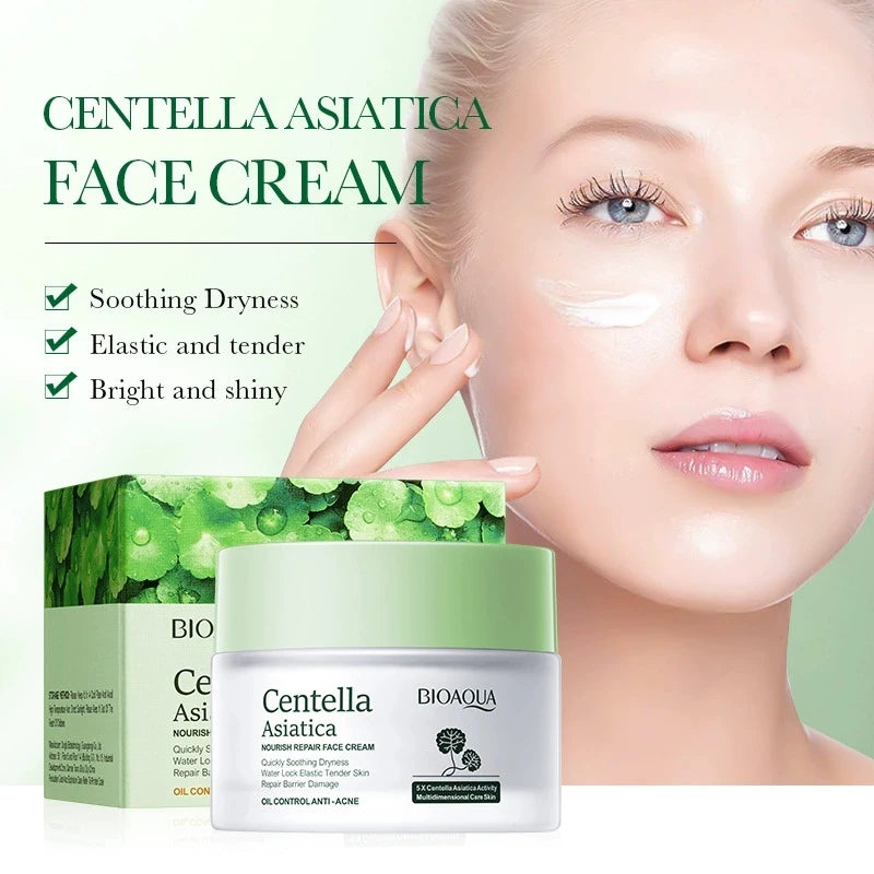 BIOAQUA Centella Asiatica Skin Care Sets Moisturizing Face Cream Whitening anti Dark Circles anti Wrinkles Eye Cream Skin Care