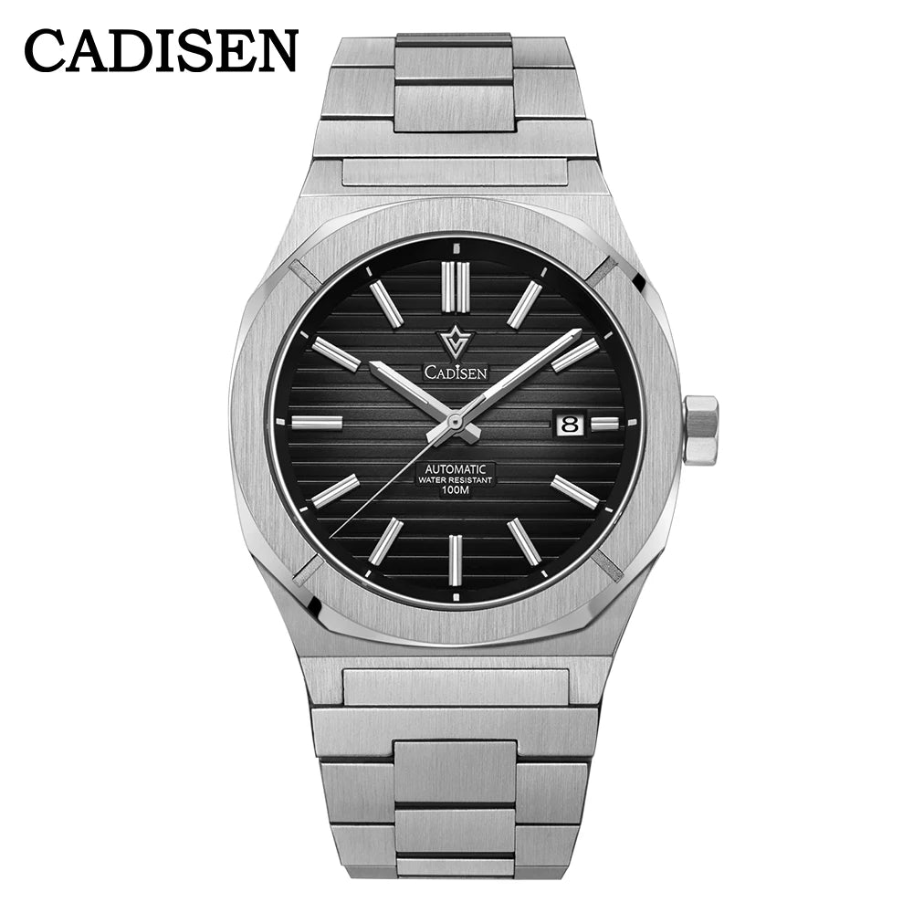 CADISEN 2026 Diver Watch Sapphire MIYOTA 8215 German Designer Men Automatic Mechanical Watches 10Bar Waterproof Gift With Box Khamik Shop Online
