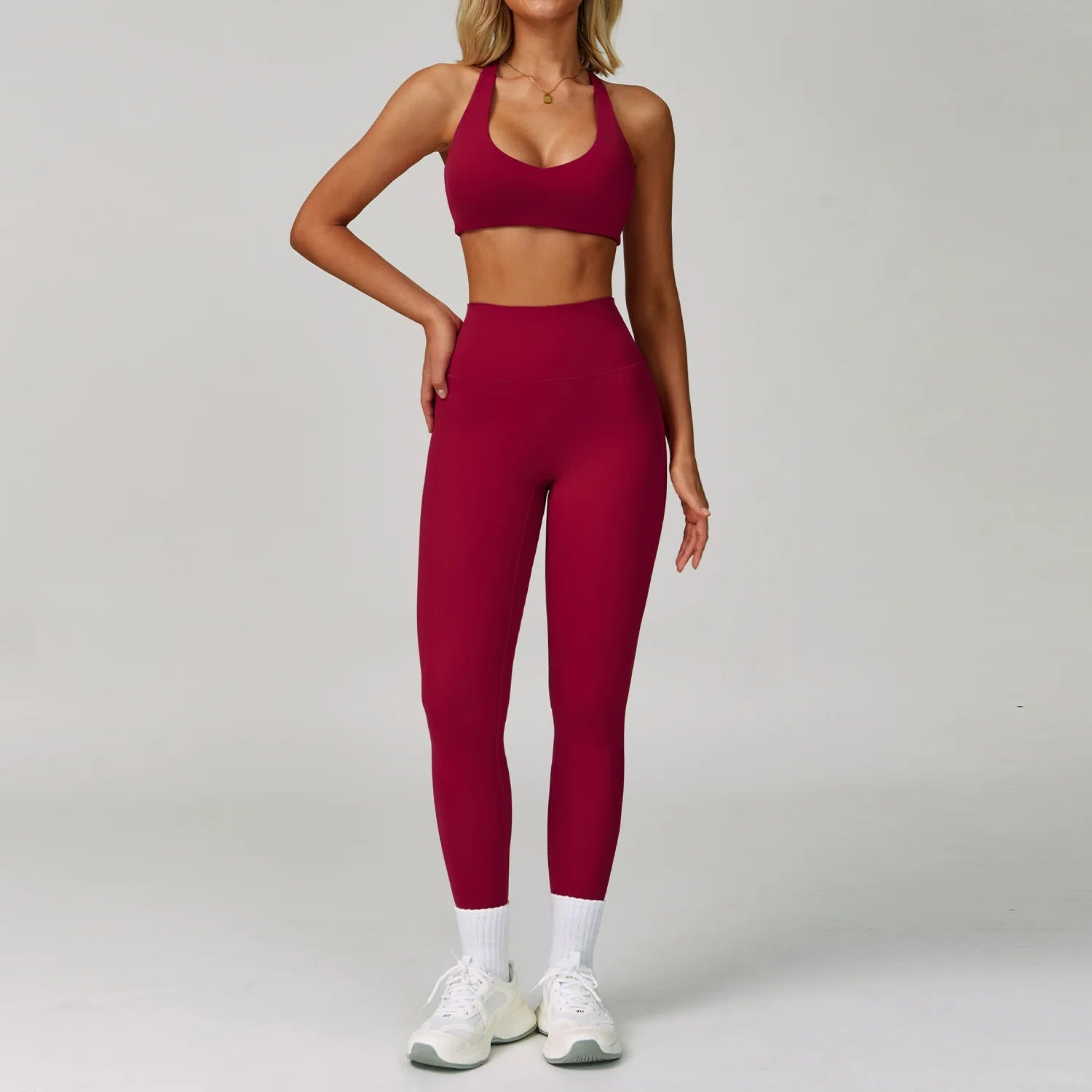 2-3PCS Yoga Suit Women Tracksuit Sports Bra High Waist Leggings Shorts Outfit Gym Set Fitness Push Up Workout Clothes Sportswear Khamik Shop Online