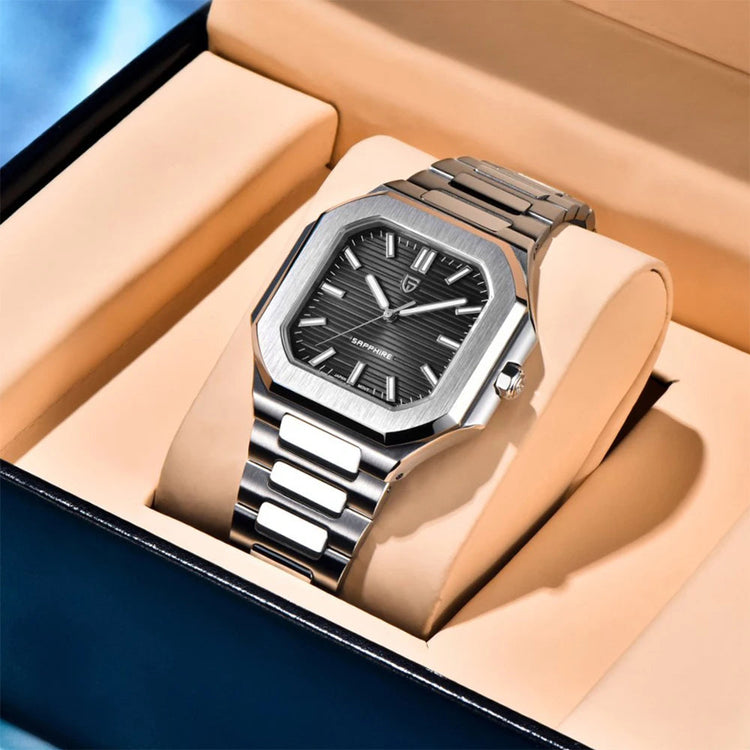 PAGANI DESIGN Fashion Square Business Quartz Men&