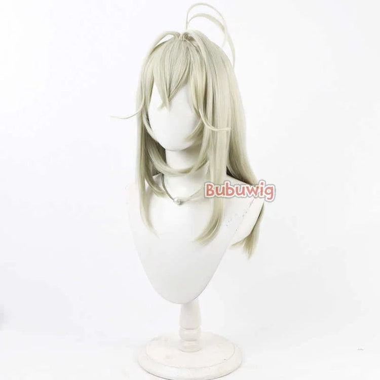 Bubuwig Synthetic Hair Moria Ruruka Cosplay Wigs Star Detective Precure! Moria Ruruka 60cm Long Light Green Wig Heat Resistant Khamik Shop Online