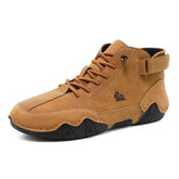New 2026 Handmade Men Boots Design Sneakers Man Outdoor Casual Leather Woman Shoes Ankle Boots Fall Breathable Hot Sale F7001 Khamik Shop Online