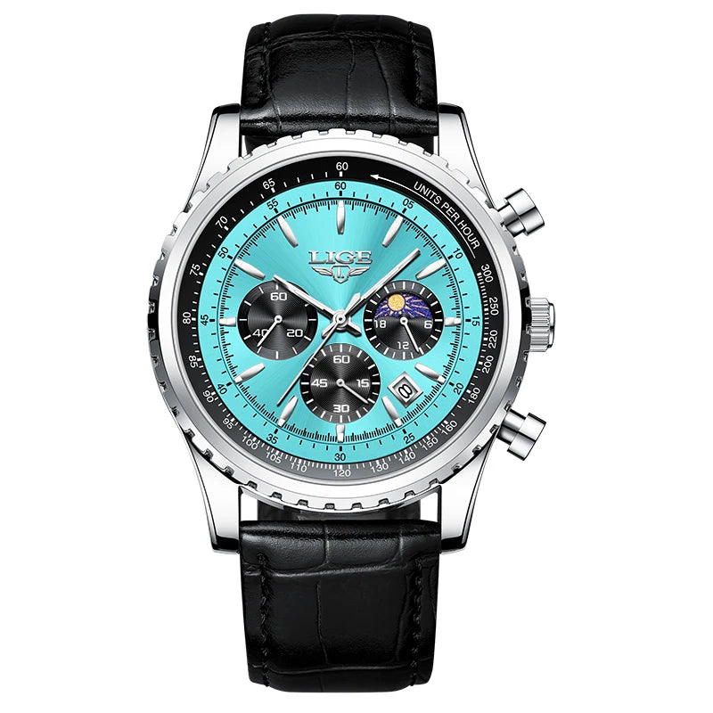 2025  Top Brand Luxury New Men Watch Quartz Man Watches Waterproof Luminous Watch for Men Date Chronograph Sport Wristwatch