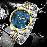 LIGE New 2026 Luxury Man Watch Waterproof Stainless Steel Luminous Date Watch Fashion Simple Casual Man’s Quartz Watches Box Khamik Shop Online