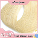 Lovelysee 3/4 Half Wig Human Hair With Clip in Hair Extensions Silky Straight Remy Hair Brown Color Soft 150% 180% Wig For Women Khamik Shop Online