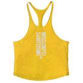 Summer Men Gym Workout Printed Tank Tops Y Back Fitness spaghetti straps Muscle Fit Stringer Sportswear Bodybuilding Cotton Tee Khamik Shop Online
