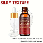 Retinol Collagen Anti-Aging Day Night Serum - Firming Lifting Facial Essence for Youthful Radiance Skin Care Formula with Hydrat Khamik Shop Online