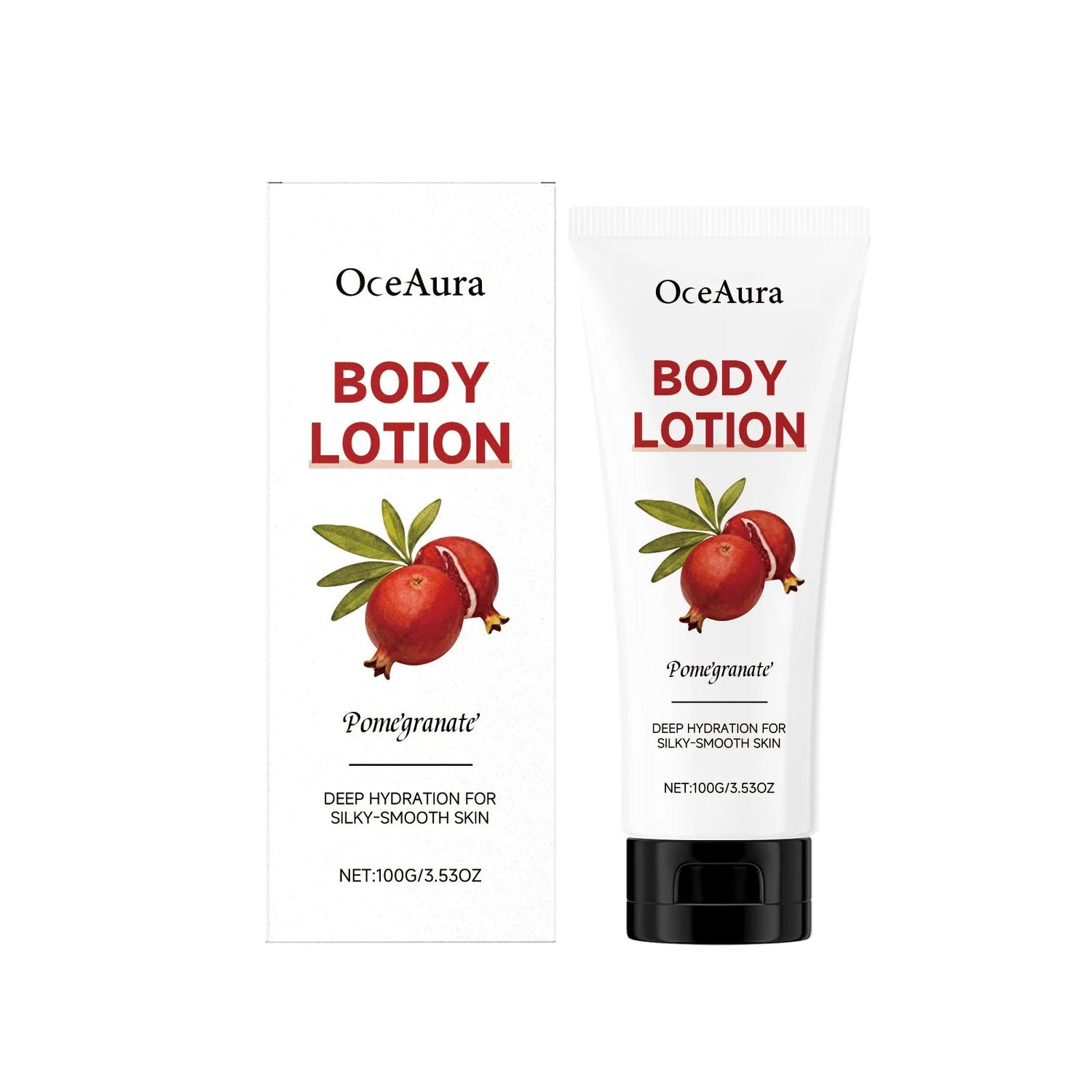 OCEAURA Pomegranate Body Moisturize Lotion Brighten Luster Deep Hydration Improve Roughness Enhance Elasticity Body Sooth Lotion Khamik Shop Online