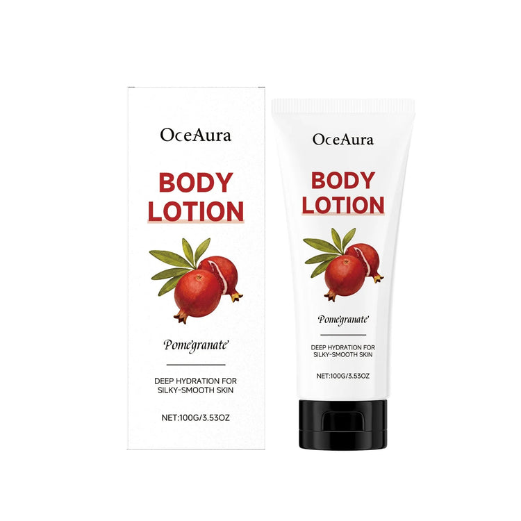 OCEAURA Pomegranate Body Moisturize Lotion Brighten Luster Deep Hydration Improve Roughness Enhance Elasticity Body Sooth Lotion Khamik Shop Online