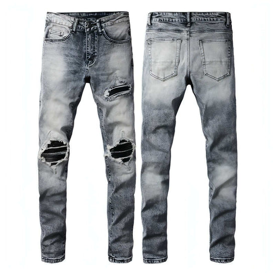 Jean homme American Retro en denim haute qualité avec poches multiples