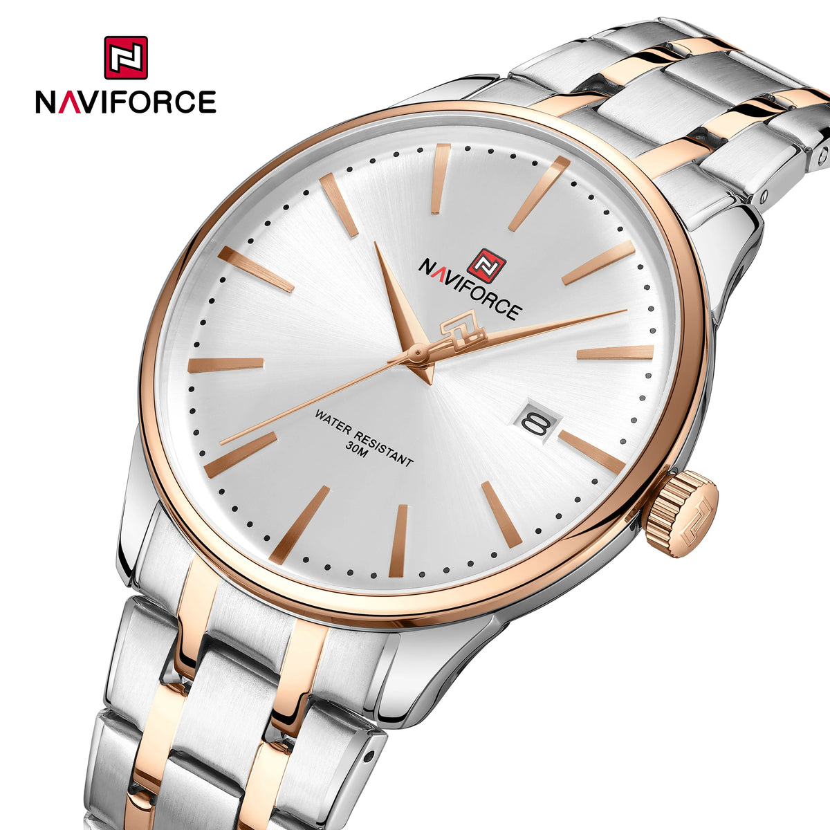 Luxury Men'S Calendar Watches Waterproof Fashion Business Stainless Steel Strap Quartz Wristwatches Relogio Masculino