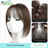 RSEIO Hair Toppers 7x11cm Women Topper Hair Natural Hair Wig 100% Human Hair Clip In Hair Extension For Women Khamik Shop Online