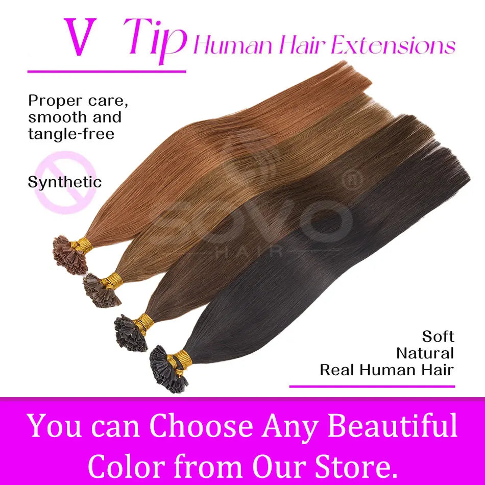 V Tip Hair Extensions Real Human Hair Keratin Human Hair Extensions  Natural Hair Italy Keratin Glue Machine Remy Hair 50 Strand Khamik Shop Online