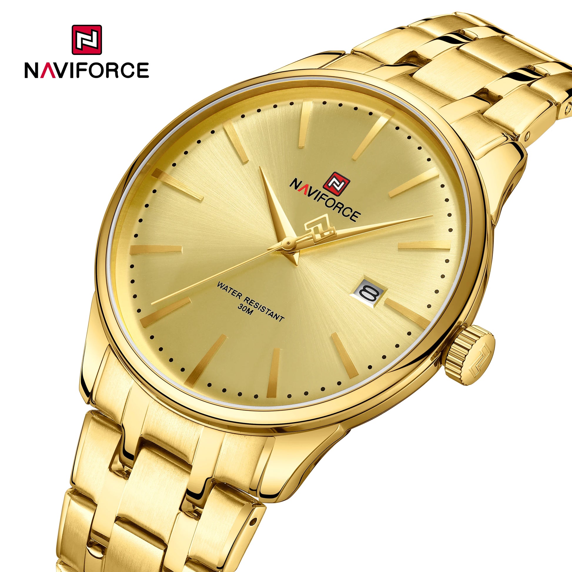 Luxury Men'S Calendar Watches Waterproof Fashion Business Stainless Steel Strap Quartz Wristwatches Relogio Masculino