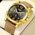 LIGE Casual Outdoor Quartz Man Watch Fashion Sport Waterproof Luminous Auto Date Leather Strap Wristwatch for Men Male Gifts Box Khamik Shop Online