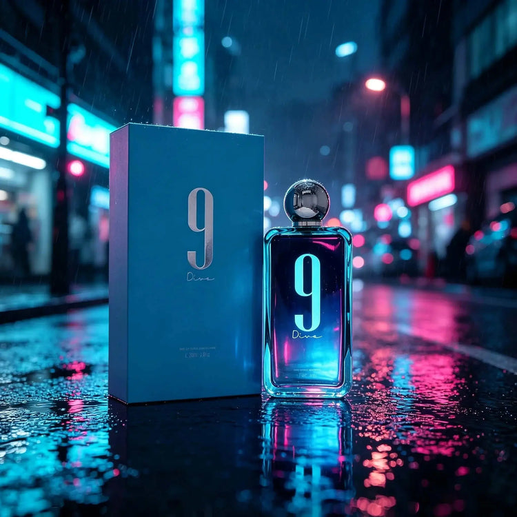 Afnan 9 AM Dive Unisex Eau De Parfum, Aromatic Aquatic Fragrance Women and Men Valentine&