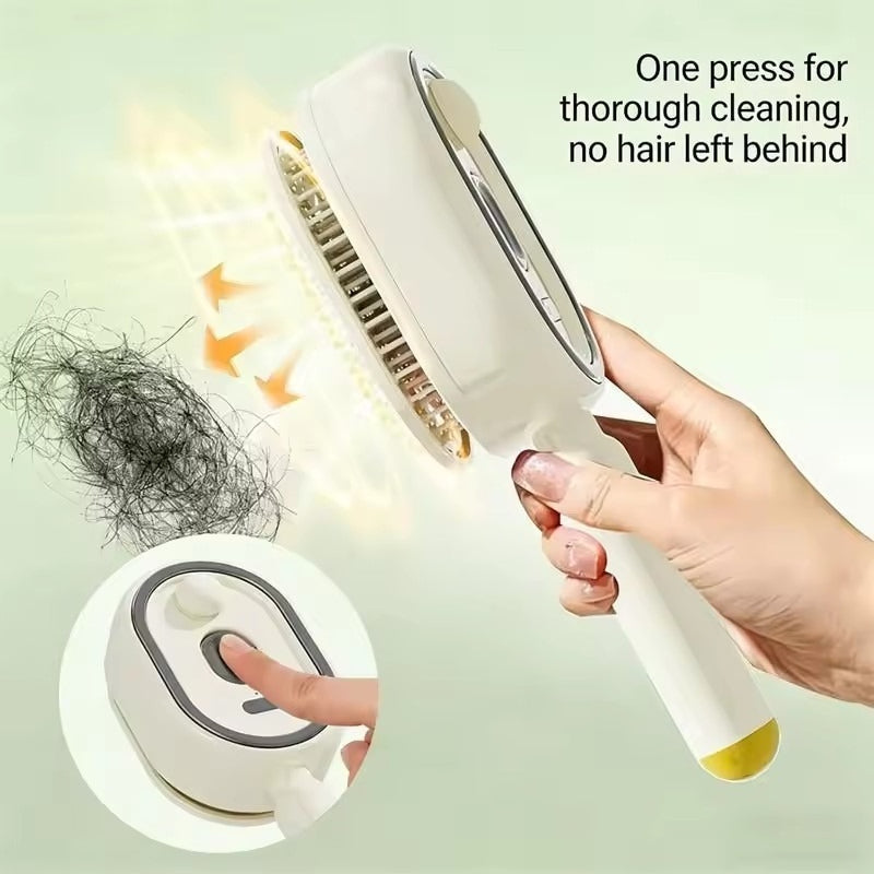 Electric Spray Airbag Massage Comb Essential Oil Atomized Hair Brush Periwinkle Abderus