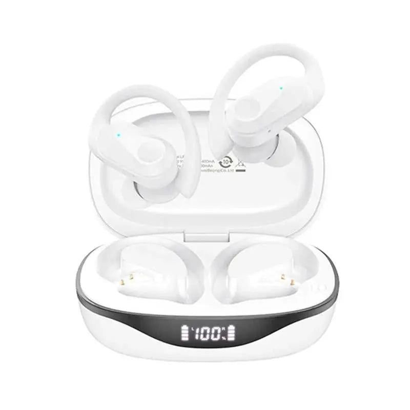 Choice AOC Sports Headset Wireless Bluetooth 6.0 Earphones Waterproof LED Battery Display Gaming Low Latency Headphones LP75 Khamik Shop Online