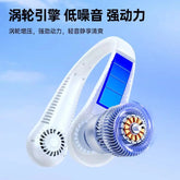 Hot 2026 Neck Fan Portable Rechargeable Mini Quiet Strong Wind Long Battery Life Personal Fan For Summer Outdoor Travel Gift Khamik Shop Online