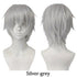 10-Inch Short Straight Hair Suitable For Both Men And Women, Cosplay Synthetic Hair Anime Role-Play Halloween Party Upturned Wig Khamik Shop Online