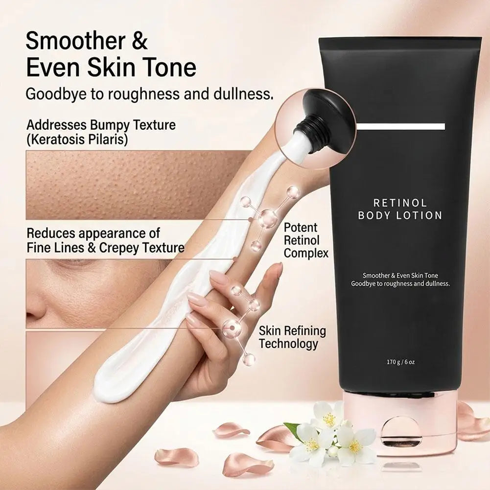 Retinol Body Lotion Moisturizing Firming Body Cream for Crepey Skin, Daily Hydrating Retinol Lotion for Neck & All Body Skincare Khamik Shop Online