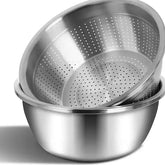 Multi Functional Stainless Steel Vegetable Bowl, Egg Mixing Bowl, Drain Basket, Soup Basin, Kitchen Cooking And Storage Tool Khamik Shop Online