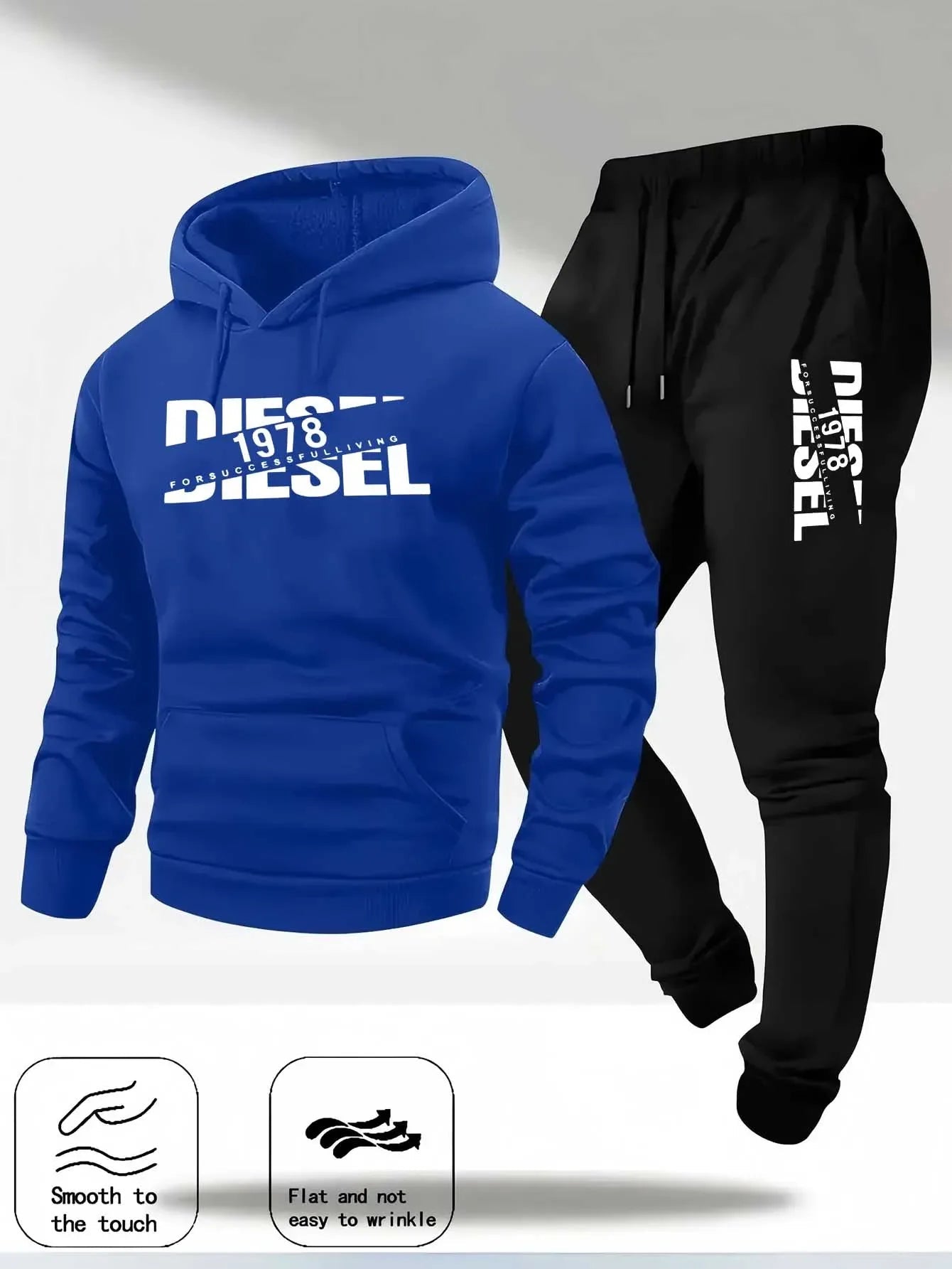 2026 popular autumn and winter new hooded sportswear sportswear fashion hooded sportswear casual sportswear and pants two in one Khamik Shop Online