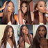 Straight Chocolate Brown Remy Hair Bundles Human Hair Extensions 100g/Pcs 1/3/4 Bundles Deals for Women Human Hair Weaving Wefts Khamik Shop Online