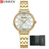 CURREN Top Brand Ladies Simple Fashion Quartz Watch Stainless Steel Classic Elegant Diamond Waterproof Ladies Watch Reloj Mujer Khamik Shop Online