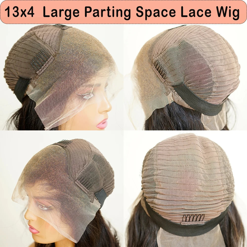 Lagos Hairline Wig 1b4 Ombre Colored 13x4 Invisible Lace Frontal Wig Loose Deep Wave Human Hair Wigs Preplucked For Woman Khamik Shop Online