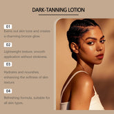 Coconut Oil Dark Tanning Lotion Moisturizing Accelerator for Deep Bronze Glow Tanning Cream for Tanning Bed & Outdoor Use Khamik Shop Online
