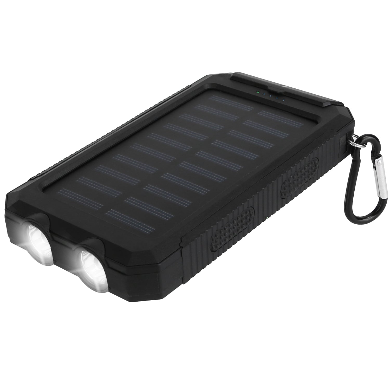 1Pc 1W MAh Solar Power Bank External Battery Pack Dual USB Interface Pear Daisy