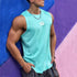 2025 newest Summer Gym Vest High Quality mesh Shirt Sleeveless T-shirts Men Tank Tops running Fitness Sports Vest men Clothing Khamik Shop Online