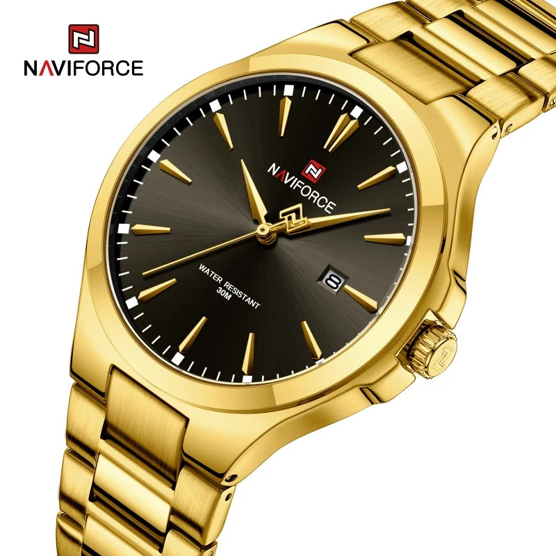 Original Design Fashion Men'S Watches Stainless Steel Simple Calendar Male Waterproof Wristwatches Relogio Masculino