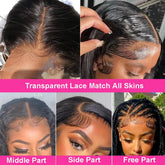 Water Wave Lace Front Wig Deep Free Part Lace Closure Wigs Bob Lace Wigs Brazilian Wet and Wavy Human Hair Wigs for Black Women Pre plucked Can be Dyed 12 14 16Inch Khamik Shop Online