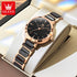 OLEVS Women Watch 5877 Luxury Elegant Quartz Watch Waterproof Luminous Ceramic Strap Ladies Watch Bracelet Set Gift Box Reloj Khamik Shop Online