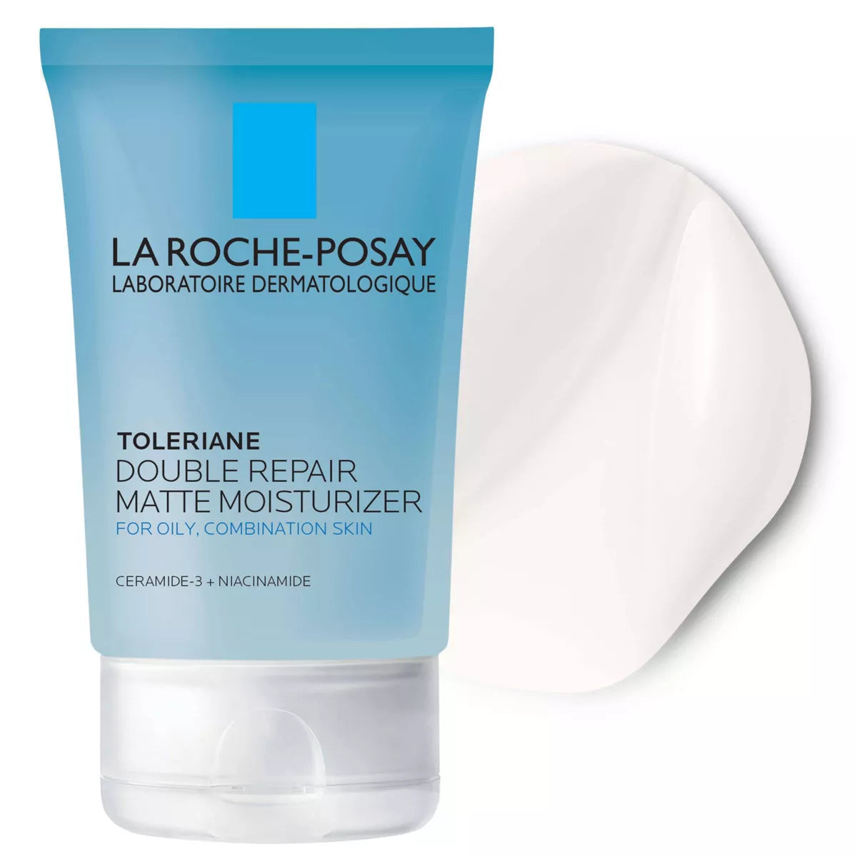 La Roche Posay, Toleriane Double Repair Matte Face Moisturizer, Daily Gel Face Moisturizer with Ceramide and Niacinamide for Oily Skin - 3.38 Fl Oz